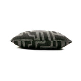 Elaine Smith Noble Charcoal Black 12"x20" Decorative Pillow