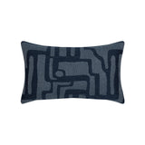 Elaine Smith Noble Indigo Blue 12" x 20" Pillow