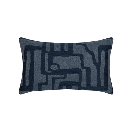 Elaine Smith Noble Indigo Blue 12" x 20" Pillow