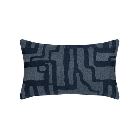 Elaine Smith Noble Indigo Blue 12" x 20" Pillow