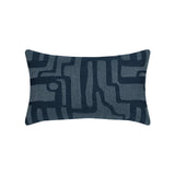 Elaine Smith Noble Indigo Deep Blue 12"x20" Decorative Pillow