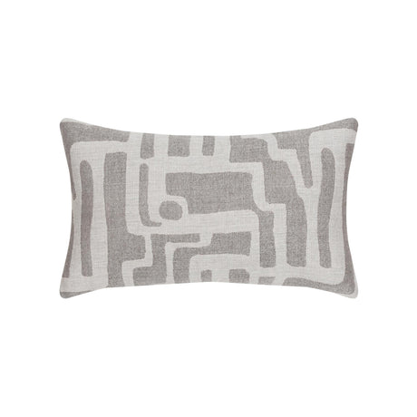 Elaine Smith Noble Pewter Gray 12" x 20" Pillow