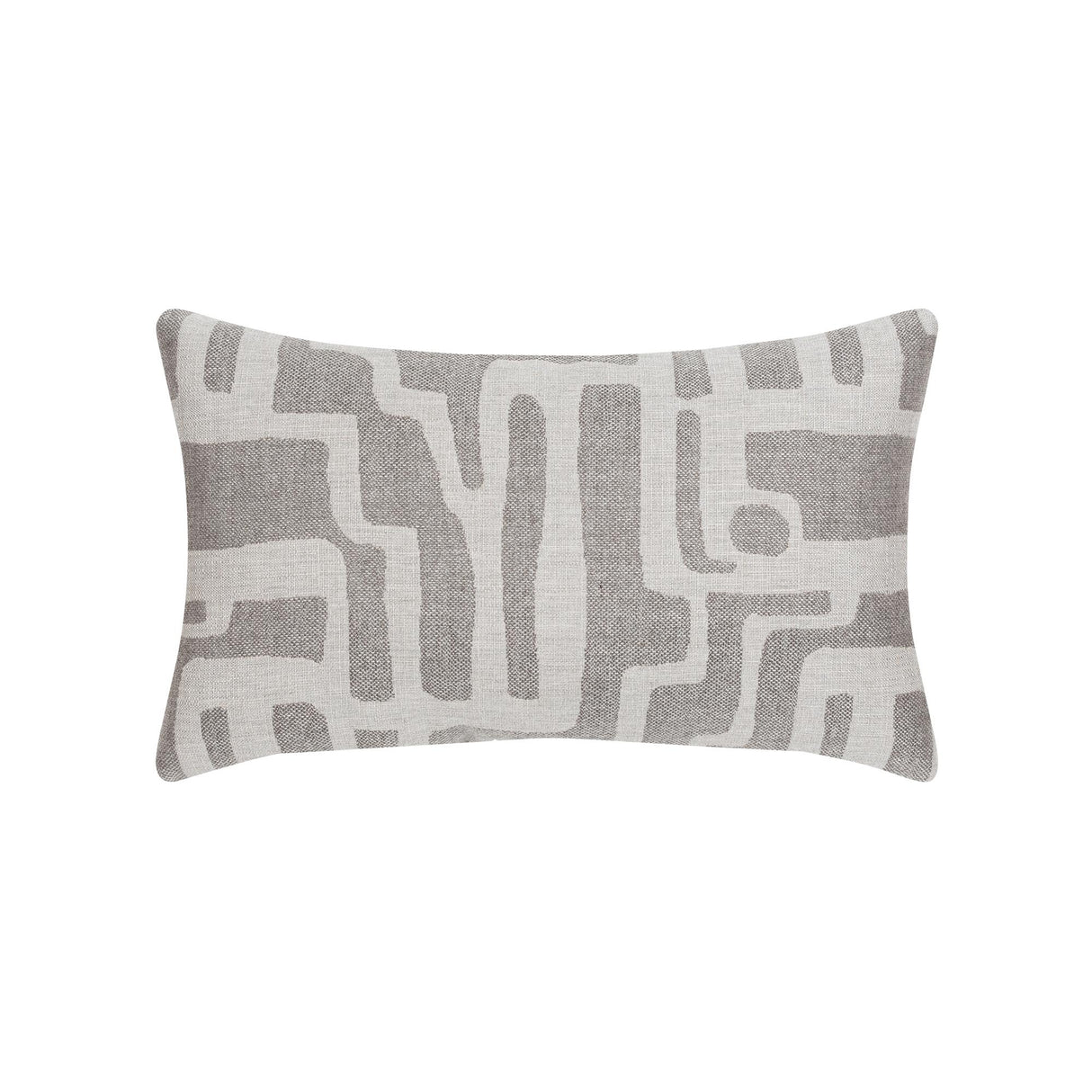 Elaine Smith Noble Pewter Gray 12" x 20" Pillow