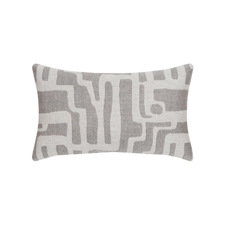 Elaine Smith Noble Pewter Gray 12" x 20" Pillow