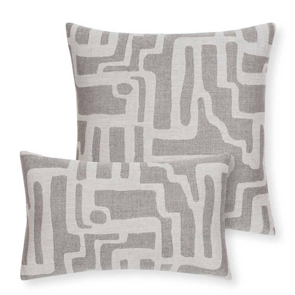 Elaine Smith Noble Pewter Gray 12" x 20" Pillow