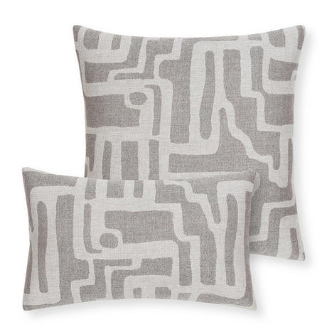 Elaine Smith Noble Pewter Gray 12" x 20" Pillow