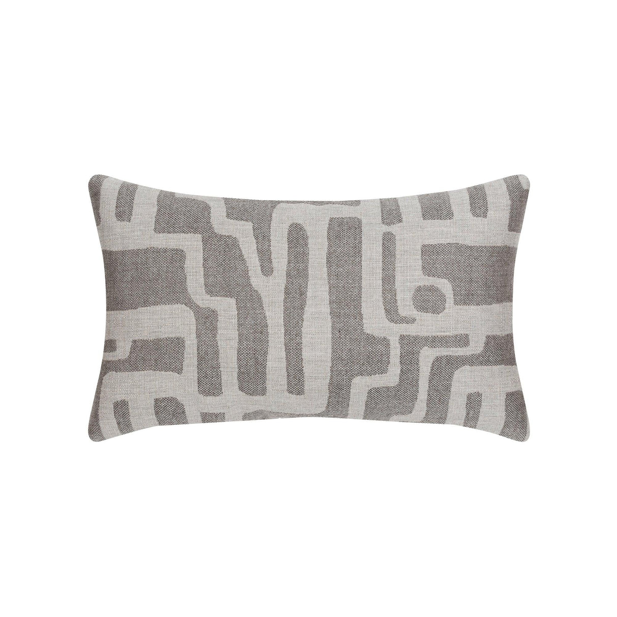 Elaine Smith Noble Pewter Gray 12"x20" Decorative Pillow