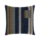 Elaine Smith Voyage Indigo Blue 22" x 22" Pillow