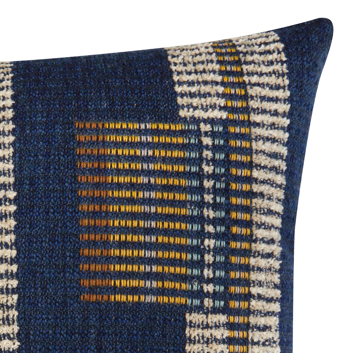 Elaine Smith Voyage Indigo Blue 20" x 20" Pillow