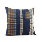 Elaine Smith Voyage Indigo Deep Blue 20"x20" Decorative Pillow