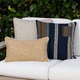 Elaine Smith Voyage Indigo Deep Blue 20"x20" Decorative Pillow
