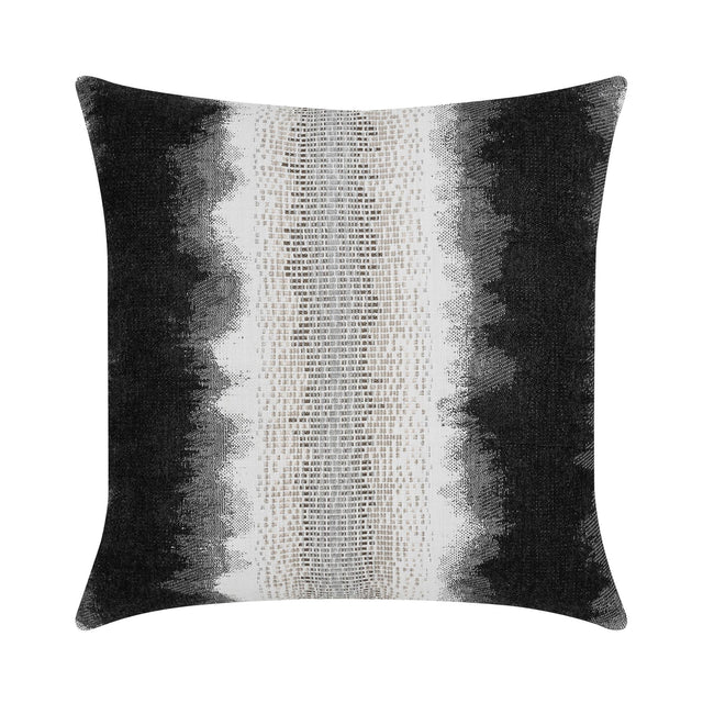 Elaine Smith Resilience Charcoal Black 22" x 22" Pillow