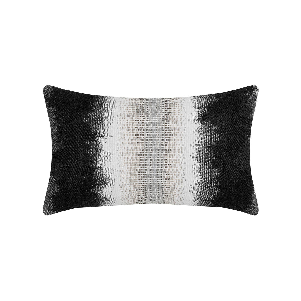 Elaine Smith Resilience Charcoal Black 12" x 20" Pillow