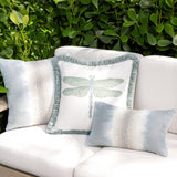 Elaine Smith Resilience Sky Light Blue 12"x20" Decorative Pillow