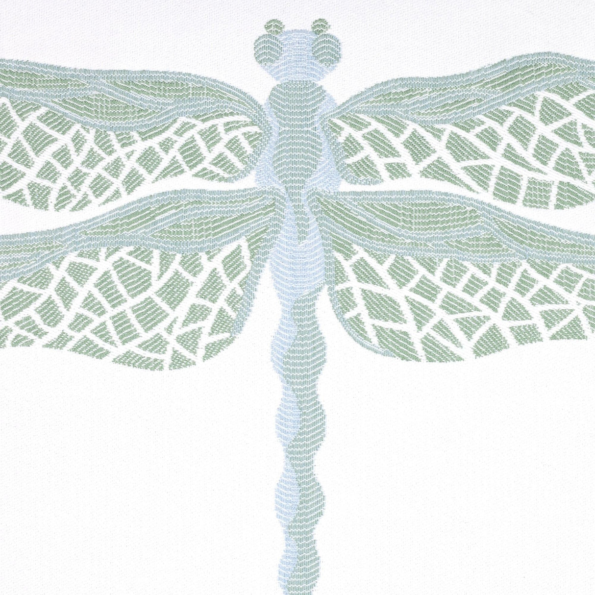 Elaine Smith Dragonfly Surf Light Blue 20"x20" Decorative Pillow