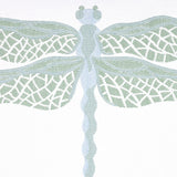 Elaine Smith Dragonfly Surf Light Blue 20"x20" Decorative Pillow