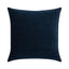 Elaine Smith Luxe Velour Indigo Blue 22" x 22" Pillow