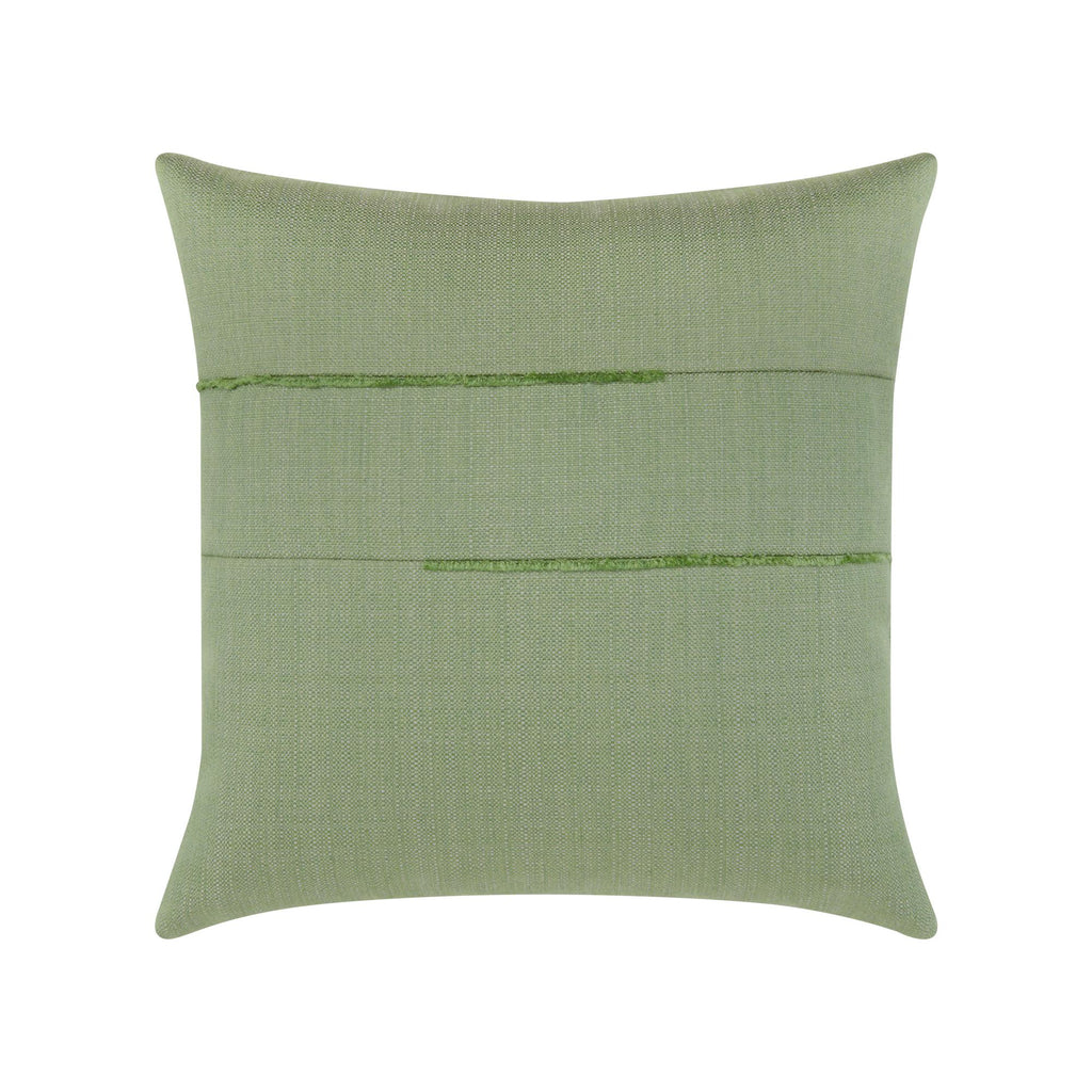 Elaine Smith Micro Fringe Meadow Green 20" x 20" Pillow
