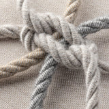 Elaine Smith Grigio Rope Beige 12"x20" Decorative Pillow