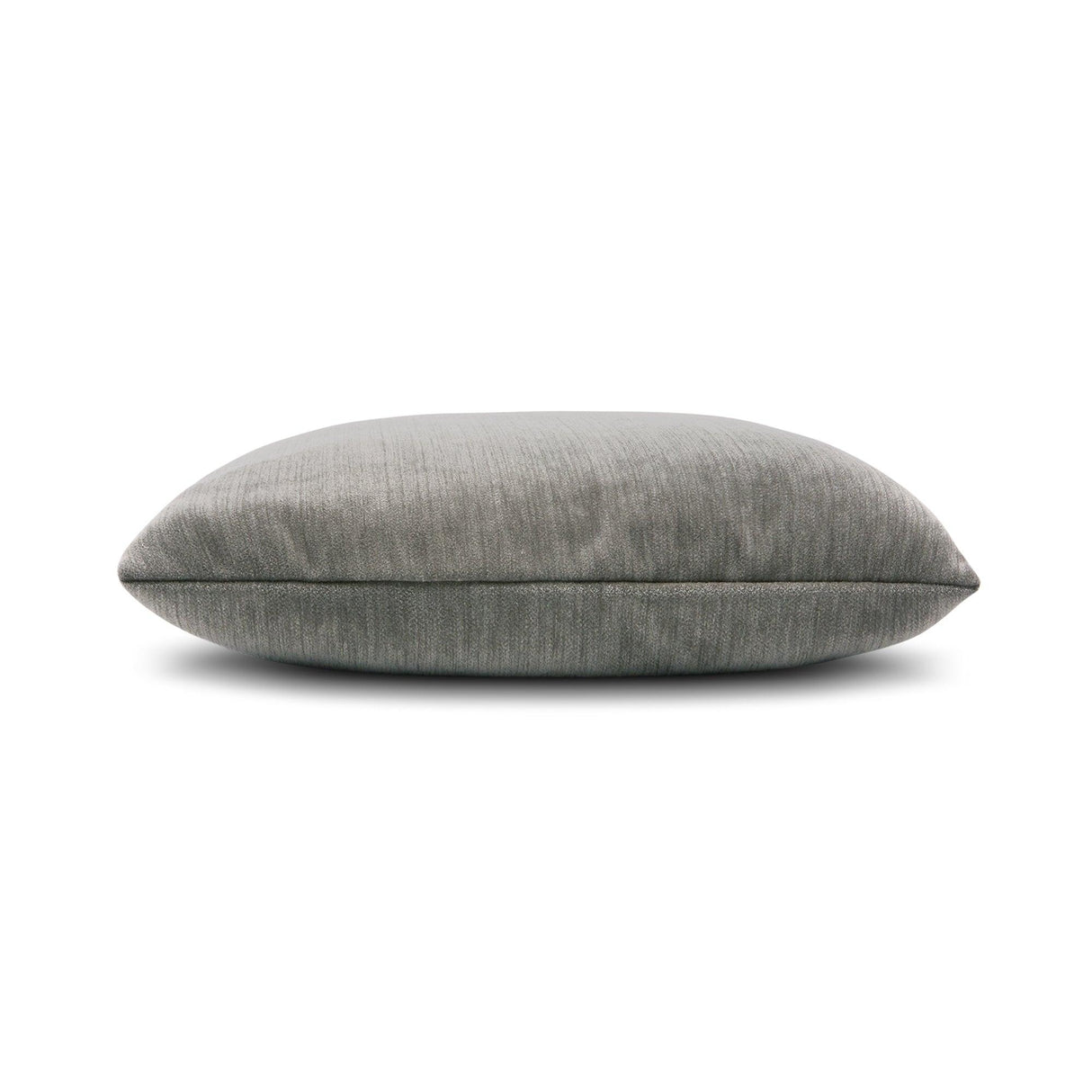 Elaine Smith Luxe Velour Pewter Gray 22"x22" Decorative Pillow