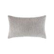 Elaine Smith Luxe Velour Pewter Gray 12" x 20" Pillow