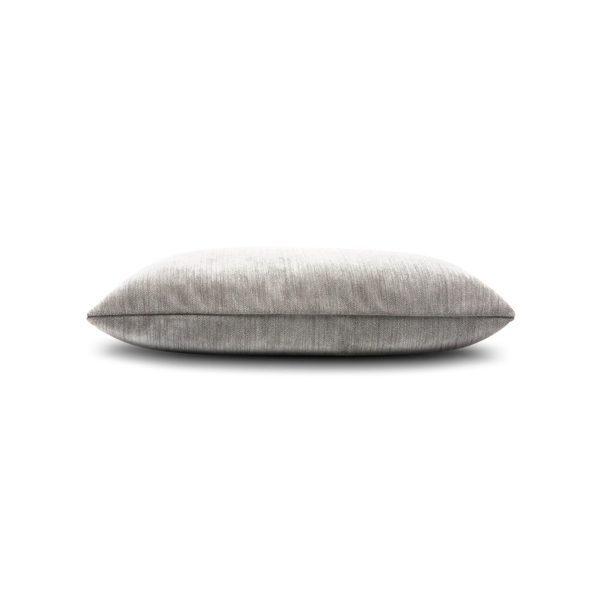 Elaine Smith Luxe Velour Pewter Gray 12"x20" Decorative Pillow