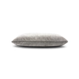 Elaine Smith Luxe Velour Pewter Gray 12"x20" Decorative Pillow