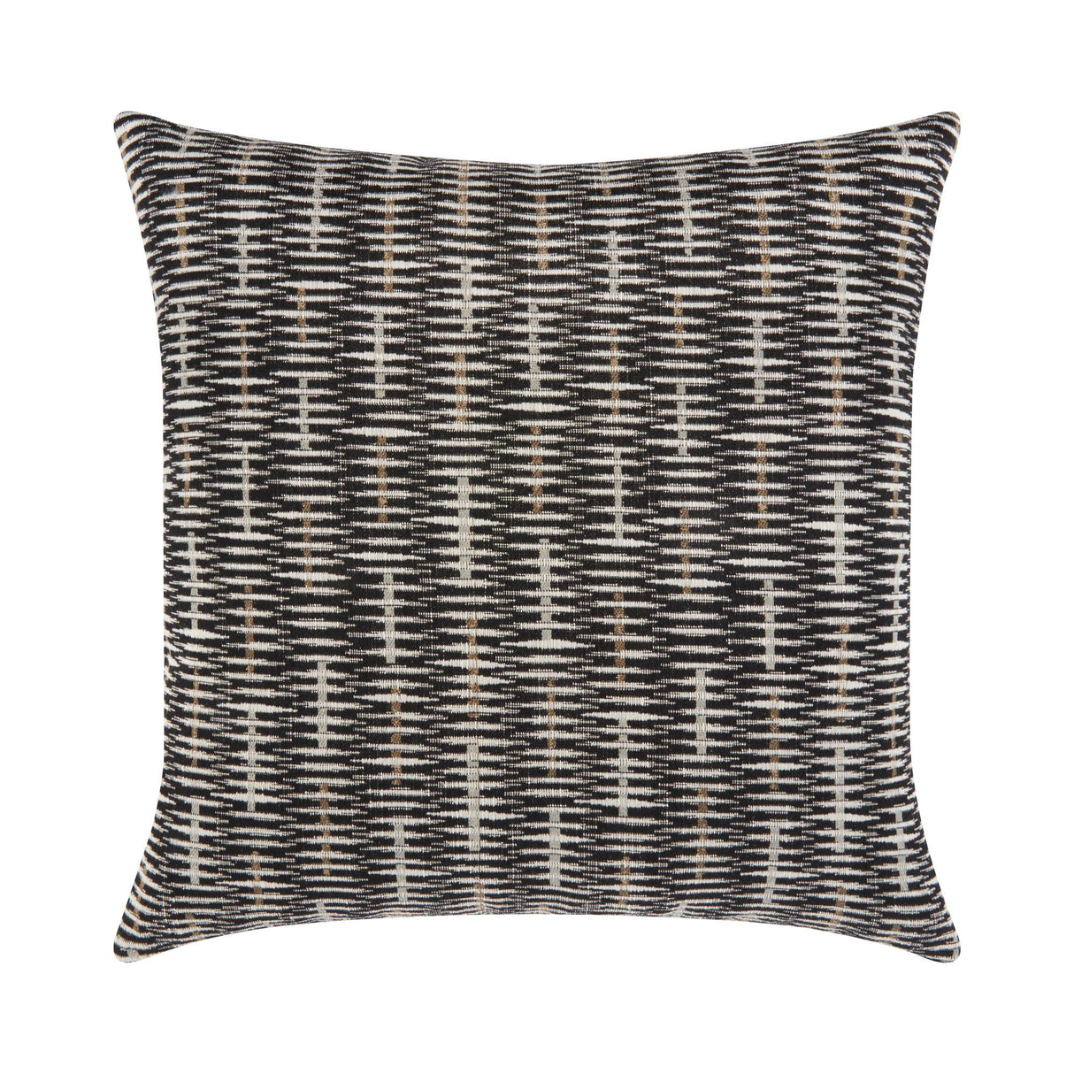 Elaine Smith Intertwine Ebony Black 22" x 22" Pillow