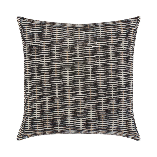 Elaine Smith Intertwine Ebony Black 22" x 22" Pillow