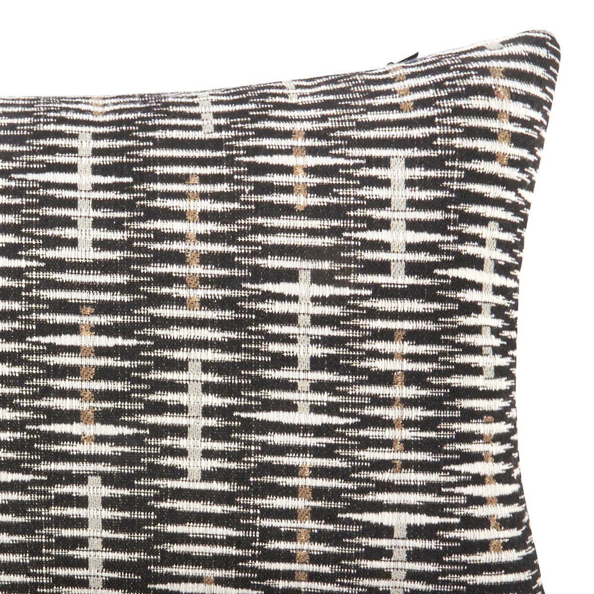 Elaine Smith Intertwine Ebony Ivory 12" x 20" Pillow