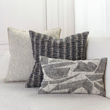 Elaine Smith Influence Ebony Black 12"x20" Decorative Pillow