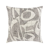 Elaine Smith Influence Ebony Ivory 22" x 22" Pillow