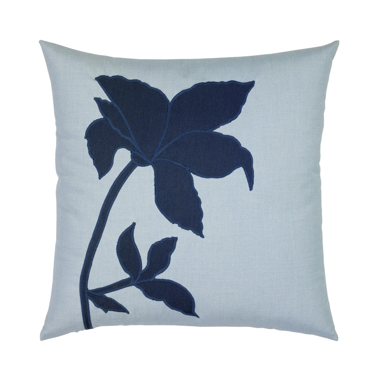 Elaine Smith Botanica Lily Blue 22" x 22" Pillow