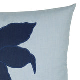 Elaine Smith Botanica Lily Blue 22" x 22" Pillow