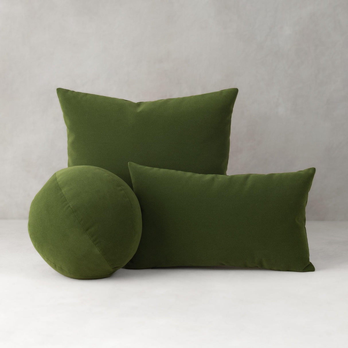 Elaine Smith Lush Velvet Ivy Green 20"x20" Decorative Pillow