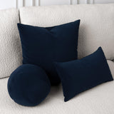 Elaine Smith Lush Velvet Midnight Deep Blue 12"x20" Decorative Pillow