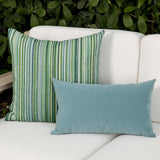Elaine Smith Lush Velvet Tiffany Blue 12"x20" Decorative Pillow