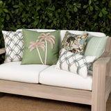 Elaine Smith Kaleidoscope Spring Green 20"x20" Decorative Pillow