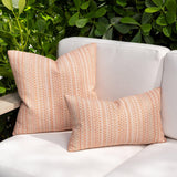 Elaine Smith Kaleidoscope Clay Orange 12"x20" Decorative Pillow