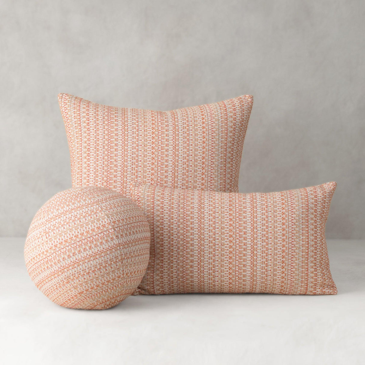 Elaine Smith Kaleidoscope Clay Orange 12"x20" Decorative Pillow