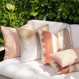 Elaine Smith Kaleidoscope Clay Orange 12"x20" Decorative Pillow