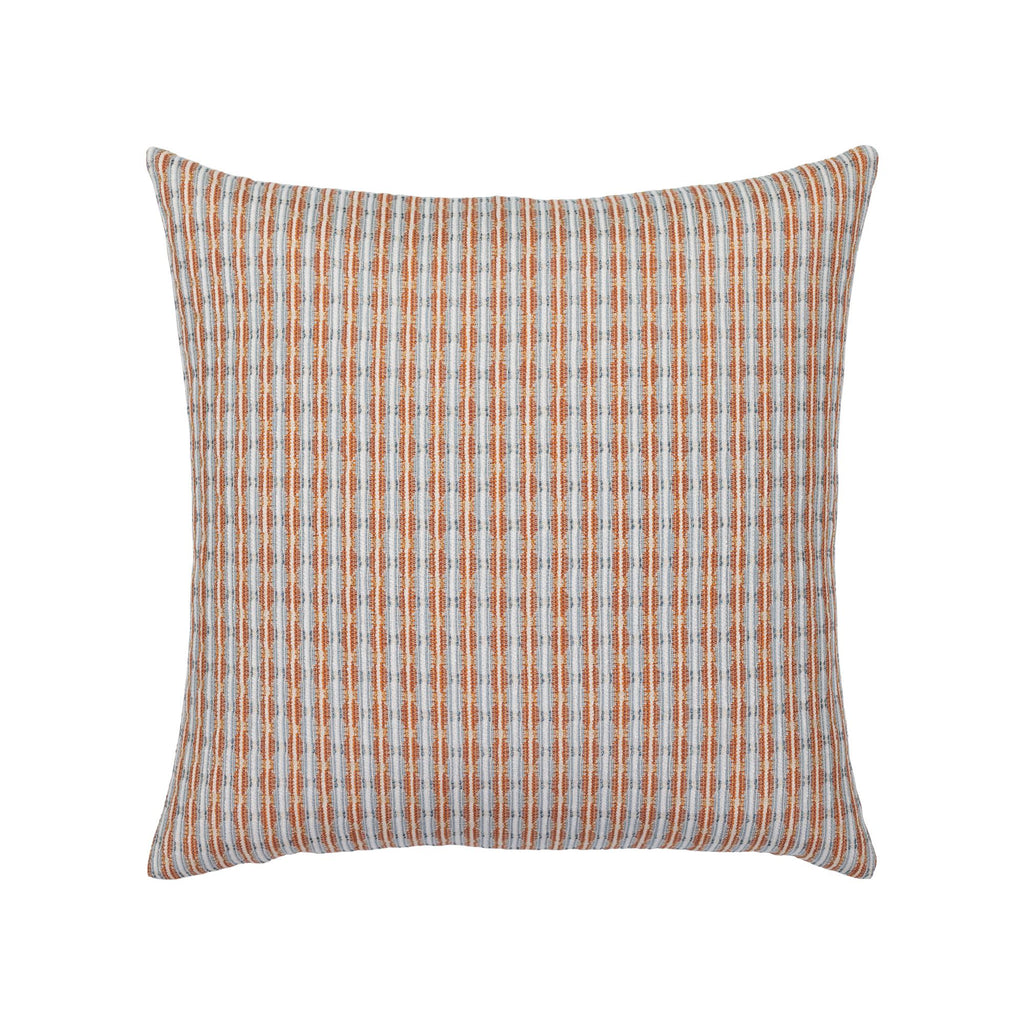 Elaine Smith Posh Plaid Orange 20" x 20" Pillow