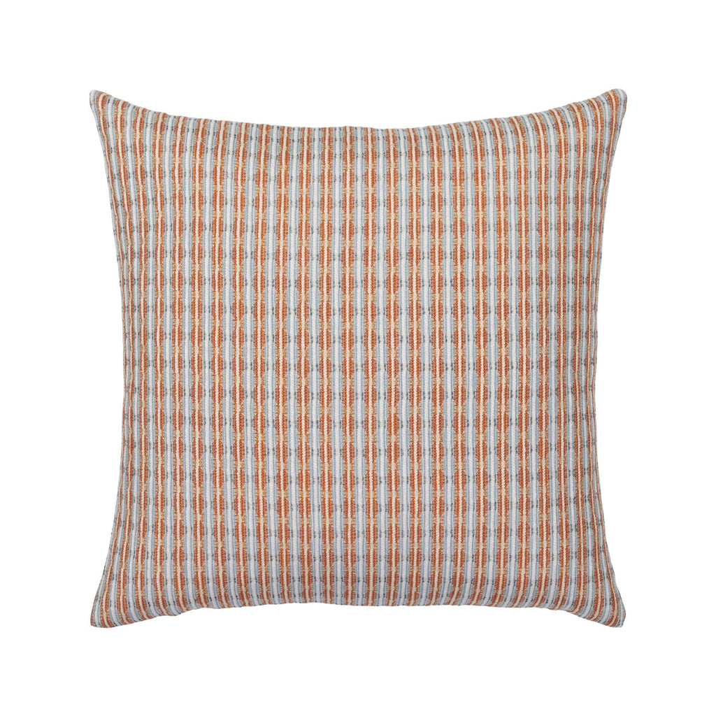 Elaine Smith Posh Plaid Orange 22" x 22" Pillow