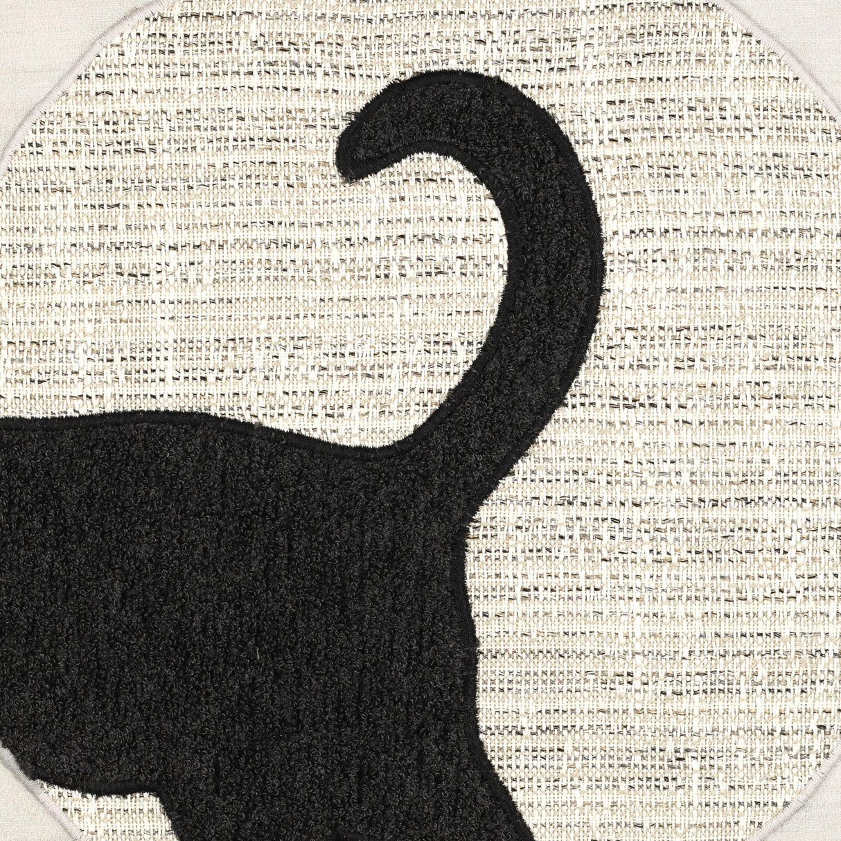 Elaine Smith Unconditional Meow (Head) Ivory 20"x20" Decorative Pillow