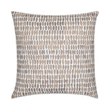 Elaine Smith Thumbprint Latte Brown 22" x 22" Pillow