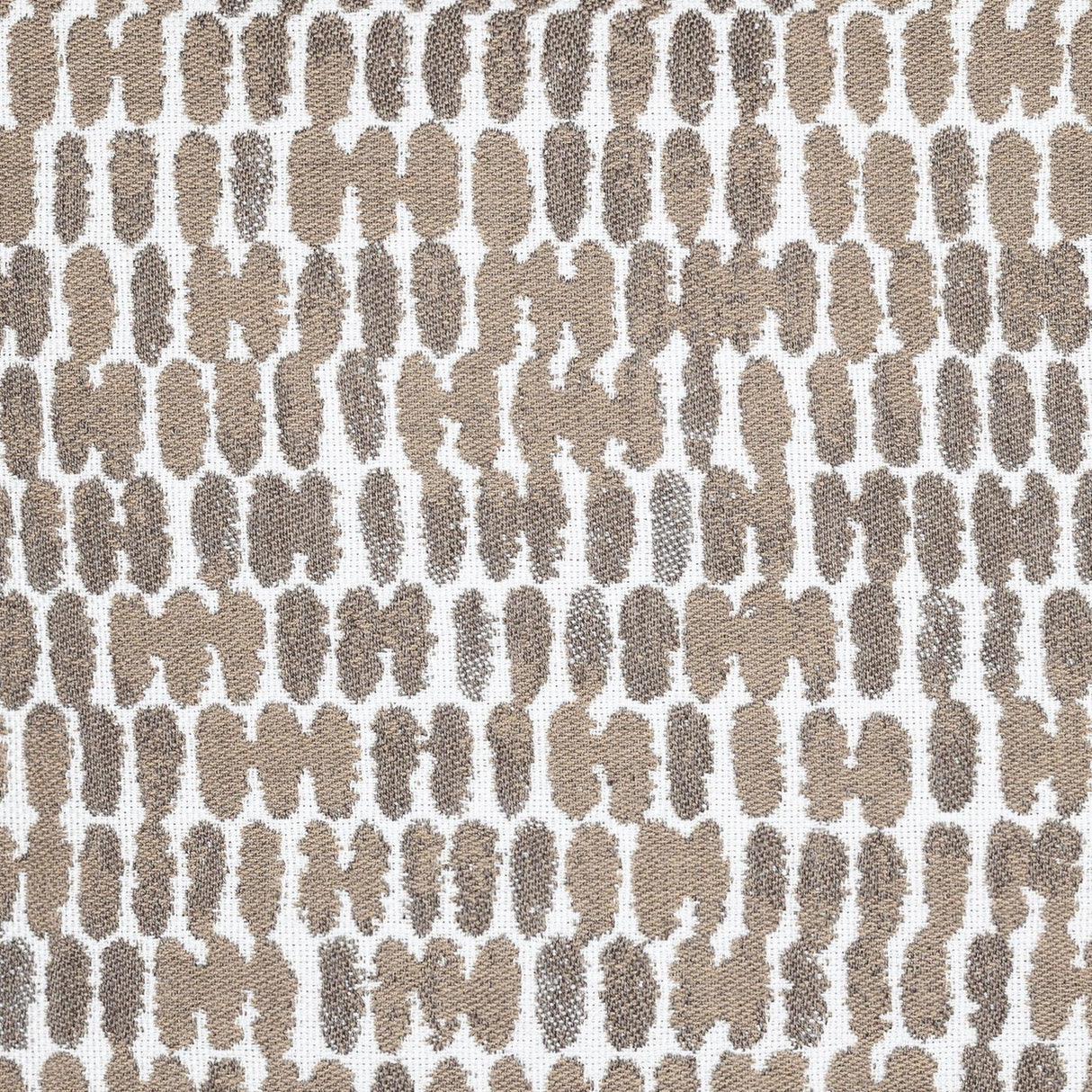 Elaine Smith Thumbprint Latte Beige 22"x22" Decorative Pillow