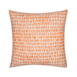 Elaine Smith Thumbprint Tuscan Orange 22" x 22" Pillow