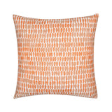 Elaine Smith Thumbprint Tuscan Orange 22" x 22" Pillow