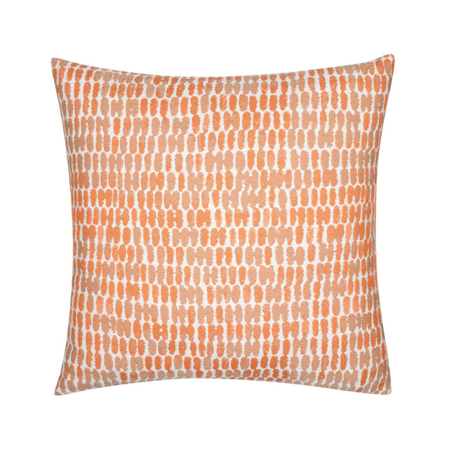Elaine Smith Thumbprint Tuscan Orange 22" x 22" Pillow