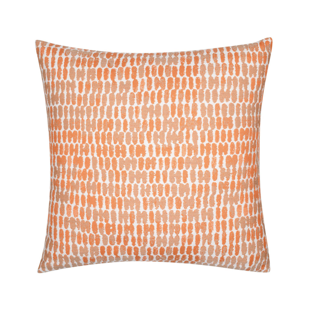 Elaine Smith Thumbprint Tuscan Orange 22" x 22" Pillow